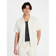 Poolside Dobby Shirt with Short Sleeves, Men's XS-4XLT