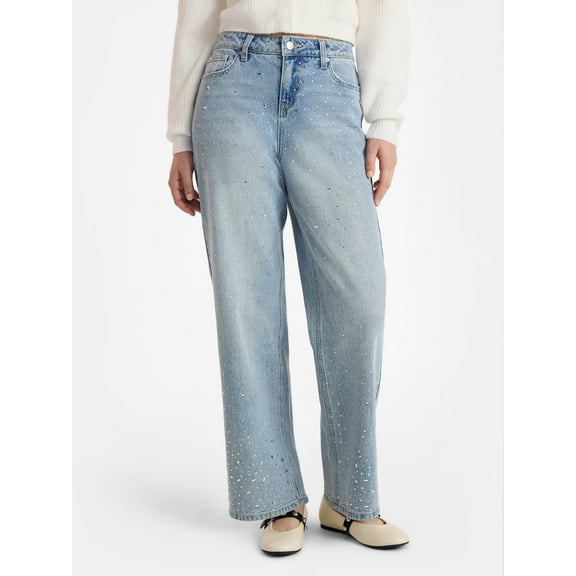 No Boundaries Embellished Jeans, 30'' Inseam, Women's