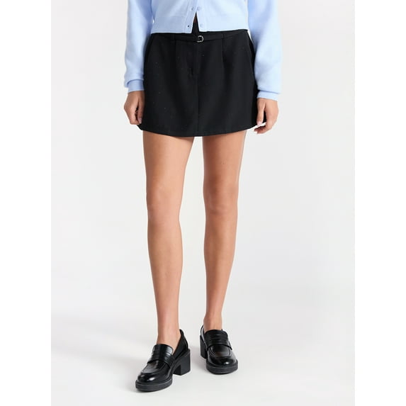 No Boundaries Embellished Pleated Mini Skirt, Women's