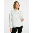 thumbnail image 1 of No Boundaries Essential Fleece Hoodie, Women's Sizes XXS-XXL, 1 of 5