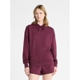 thumbnail image 1 of No Boundaries Essential Fleece Hoodie, Women's Sizes XXS-XXL, 1 of 3