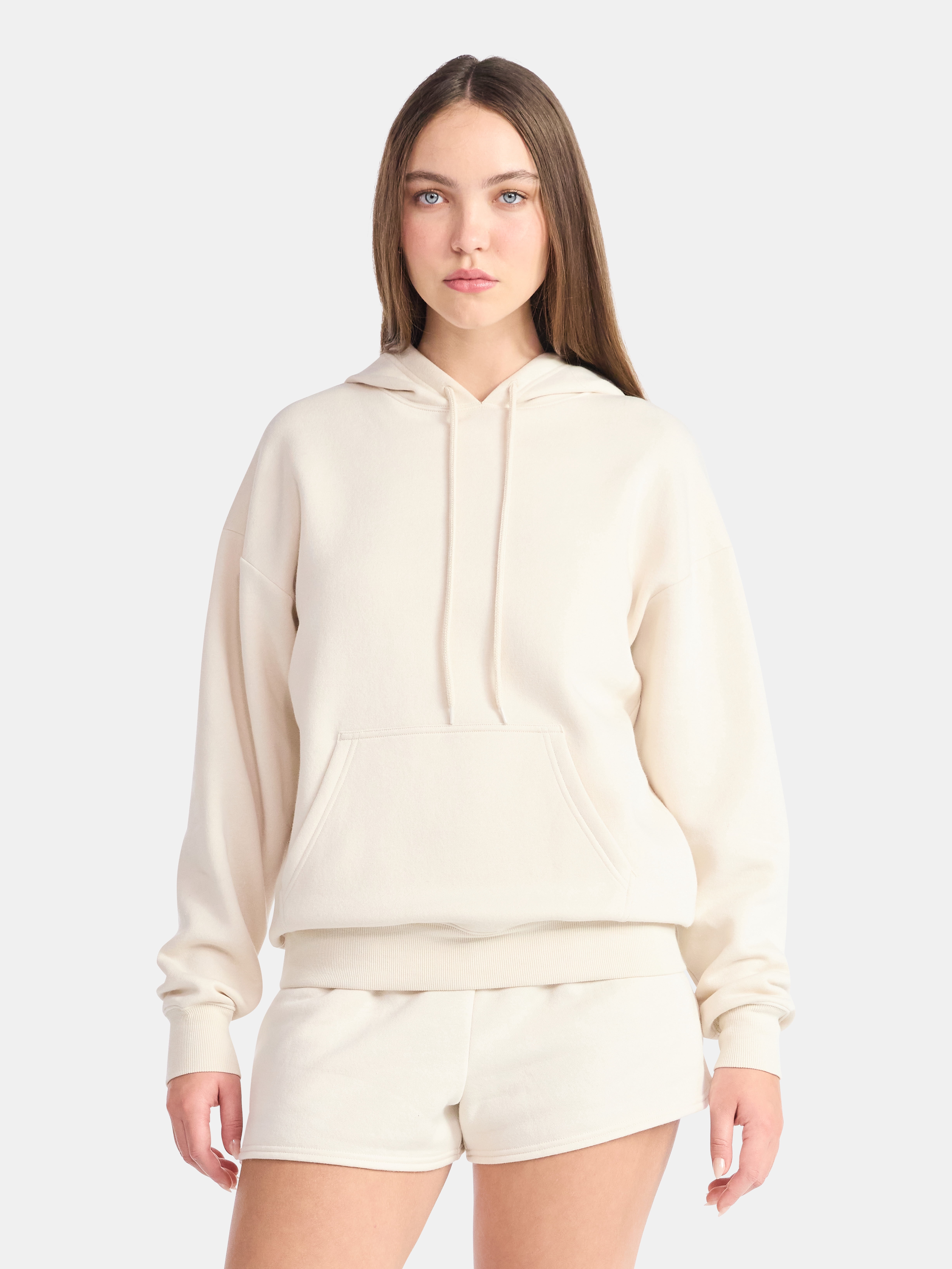 No Boundaries Essential Fleece Hoodie, Women's Sizes XXS-XXL