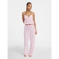 thumbnail image 1 of No Boundaries Eyelet Cami and Pants Sleep Set, 2-Piece, Women's XS-XXL, 1 of 4