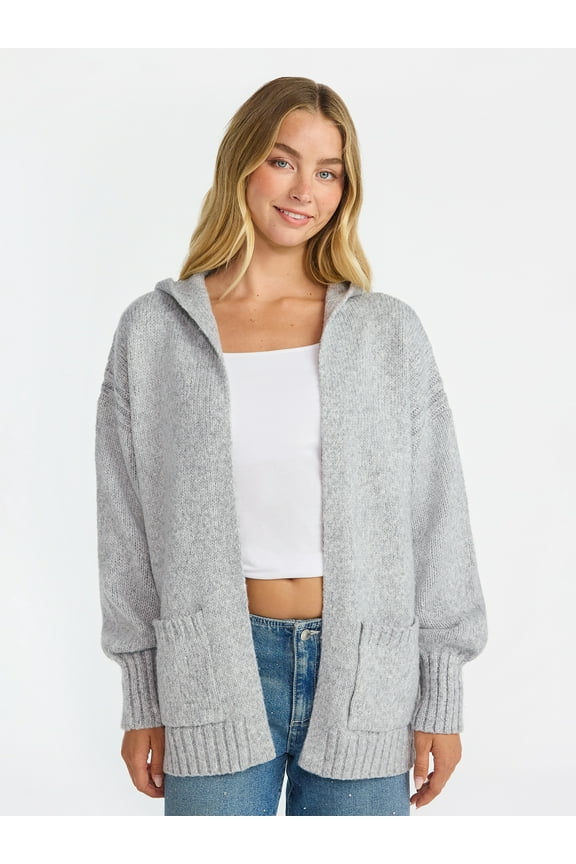 Fashion Hooded Cardigan, Women's