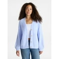 thumbnail image 1 of No Boundaries Fashion Button Front Cardigan, Women's, 1 of 6