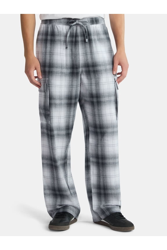Flannel Cargo Pants, Men's & Big Men's