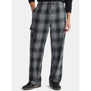 No Boundaries Flannel Cargo Pants, Men's & Big Men's
