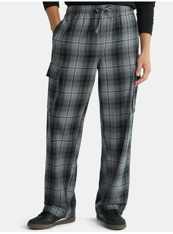 Flannel Cargo Pants, Men's & Big Men's