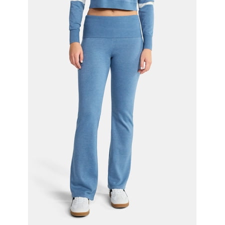 No Boundaries Flare Foldover Pants, 31'' Inseam, Women's