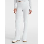 NO BOUNDARIES Flare Pants with Foldover Waistband, 32'' Inseam, Women's XS-XXL