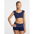 thumbnail image 1 of No Boundaries Bralette and Foldover Shorts Sleep Set, 2-Piece, Women's XS-XXL, 1 of 5