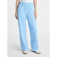 thumbnail image 1 of No Boundaries Fleece Cargo Wide-Leg Pants, 30'' Inseam, Women's XXS-XXL, 1 of 4