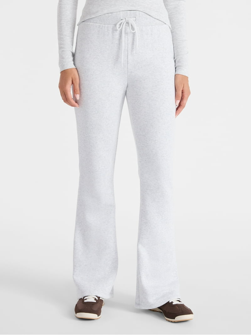 No Boundaries Fleece Flare Pants, 31.5” Inseam, Women's - Walmart.com