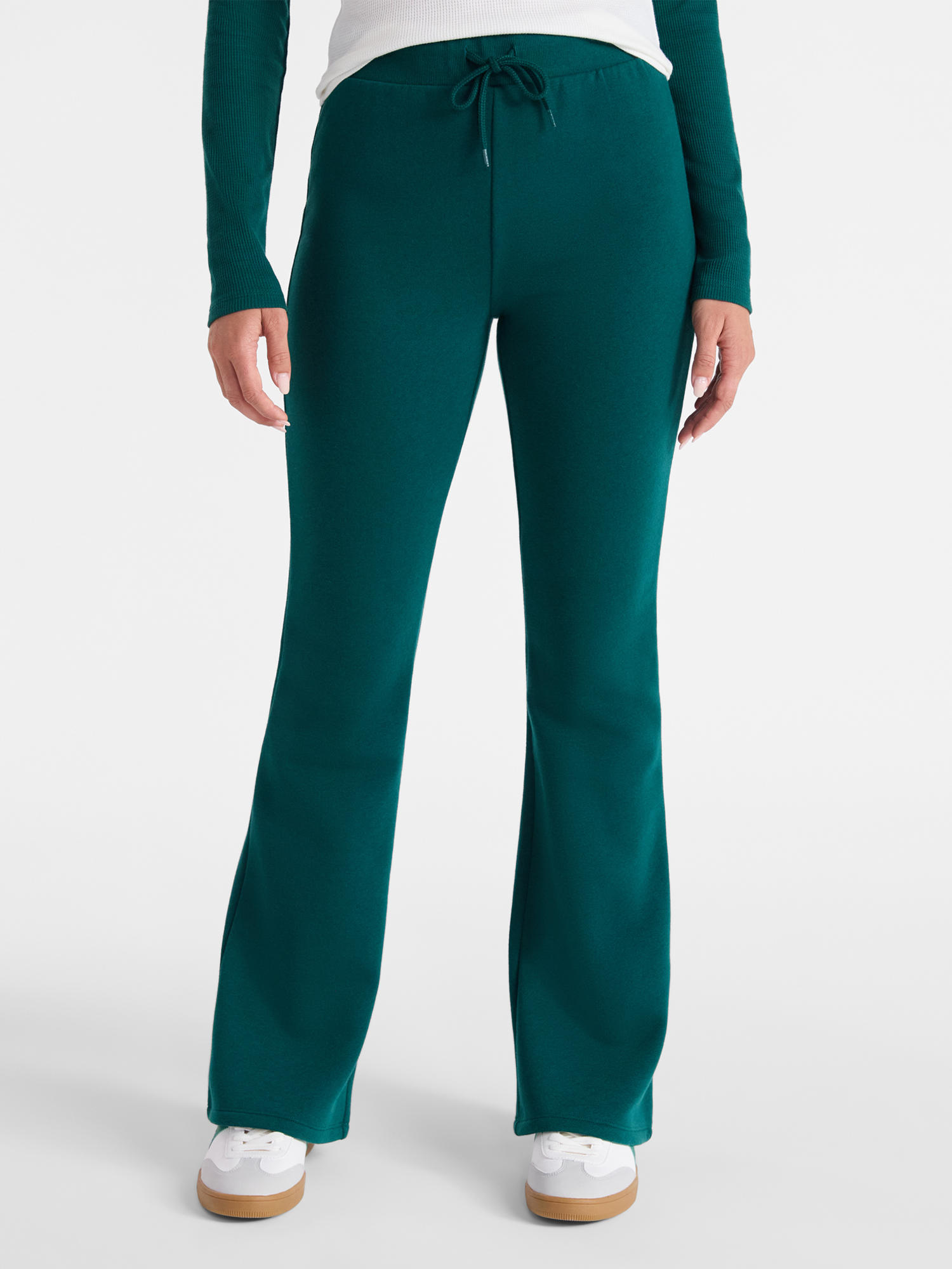 No Boundaries Fleece Flare Pants, 31.5” Inseam, Women’s