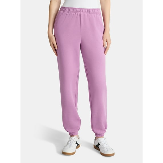 No Boundaries Soft Fleece Joggers, 29'' Inseam, Women's XXS-4X