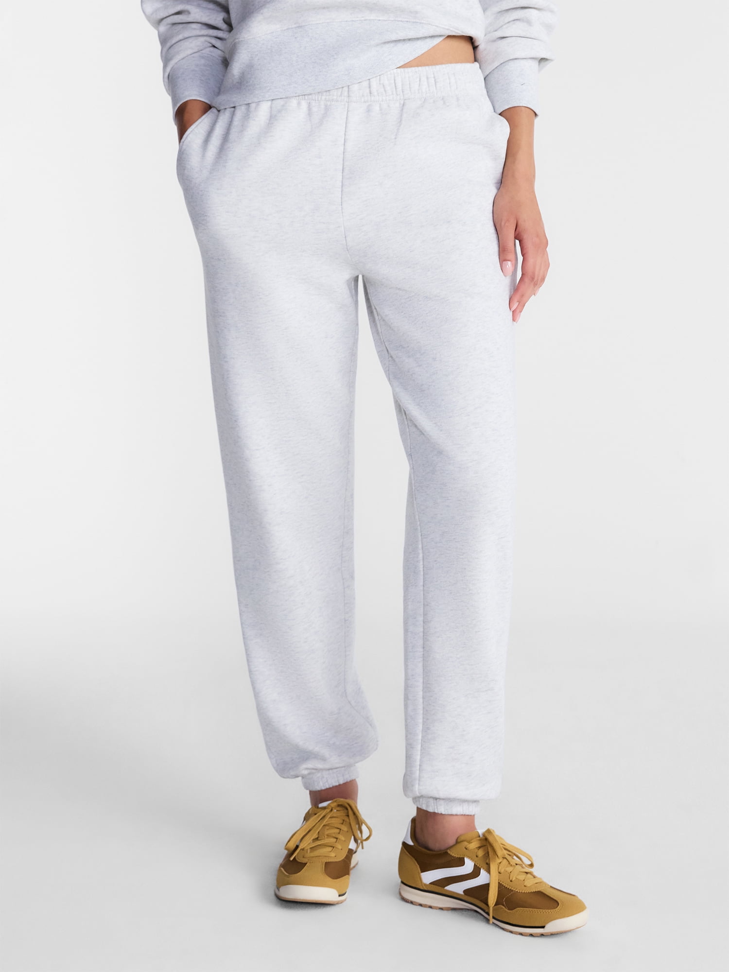 No Boundaries Soft Fleece Joggers, 29'' Inseam, Women's XXS-4X
