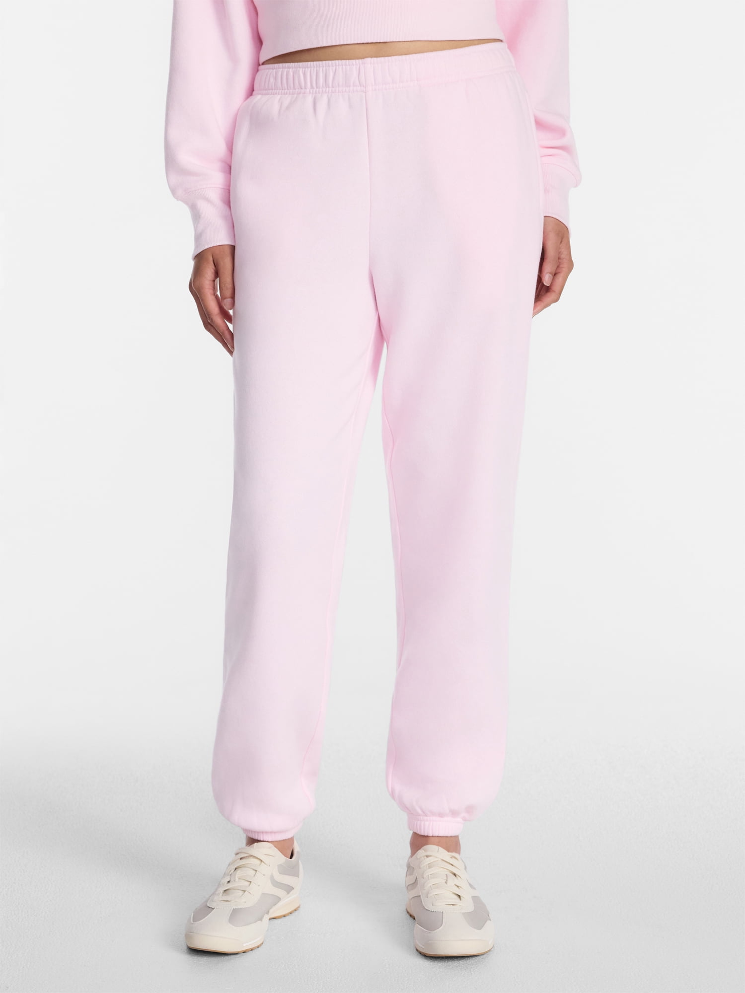 No Boundaries Soft Fleece Joggers, 29'' Inseam, Women's XXS-4X