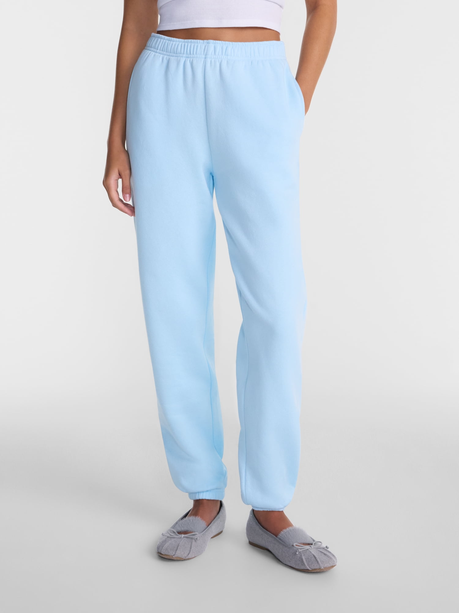No Boundaries Fleece Joggers, 26.5", 28.5'', 30.5" Inseams, Women's & Women's Plus XXS-4X