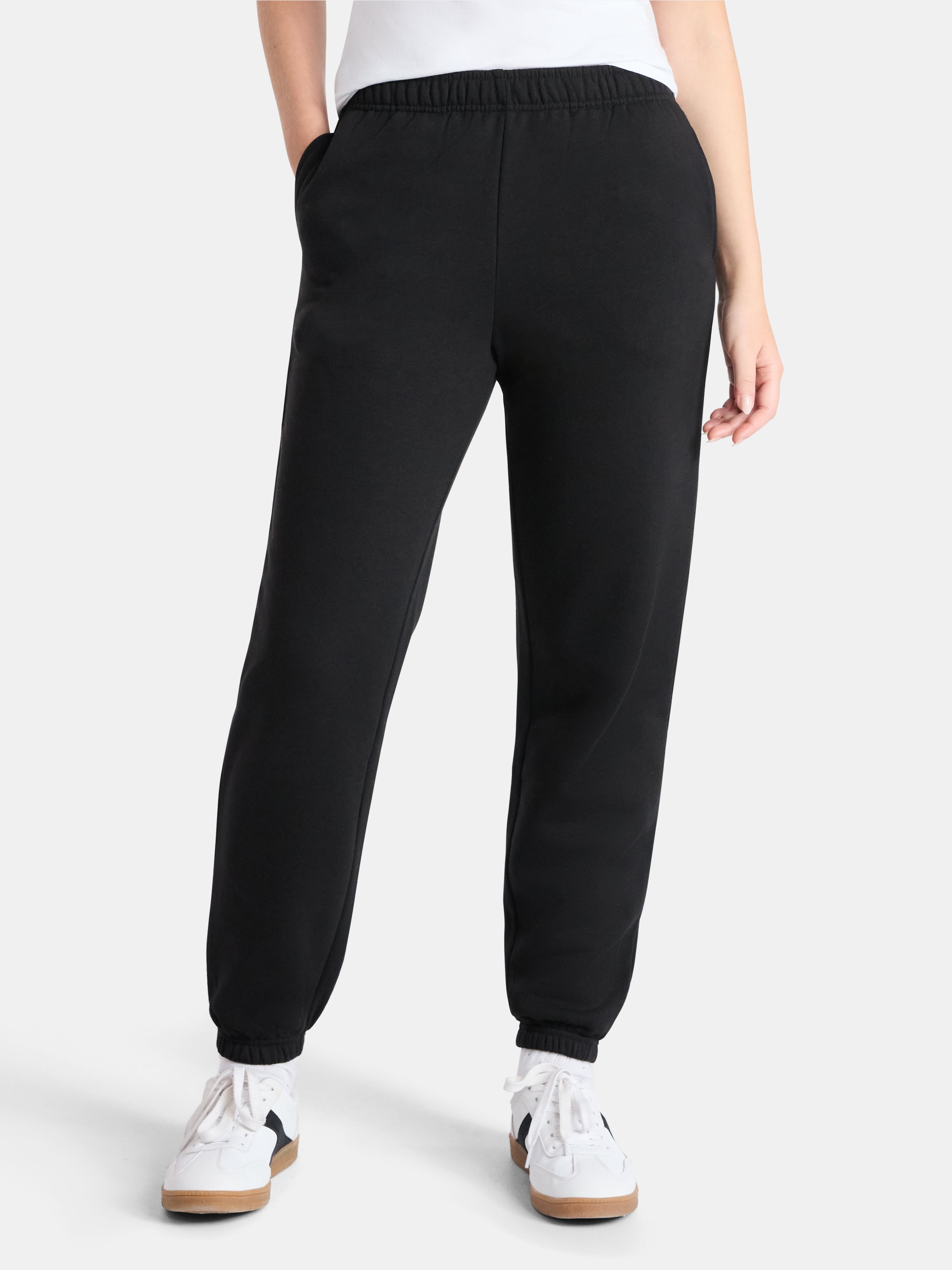 No Boundaries Soft Fleece Joggers, 29'' Inseam, Women's XXS-4X