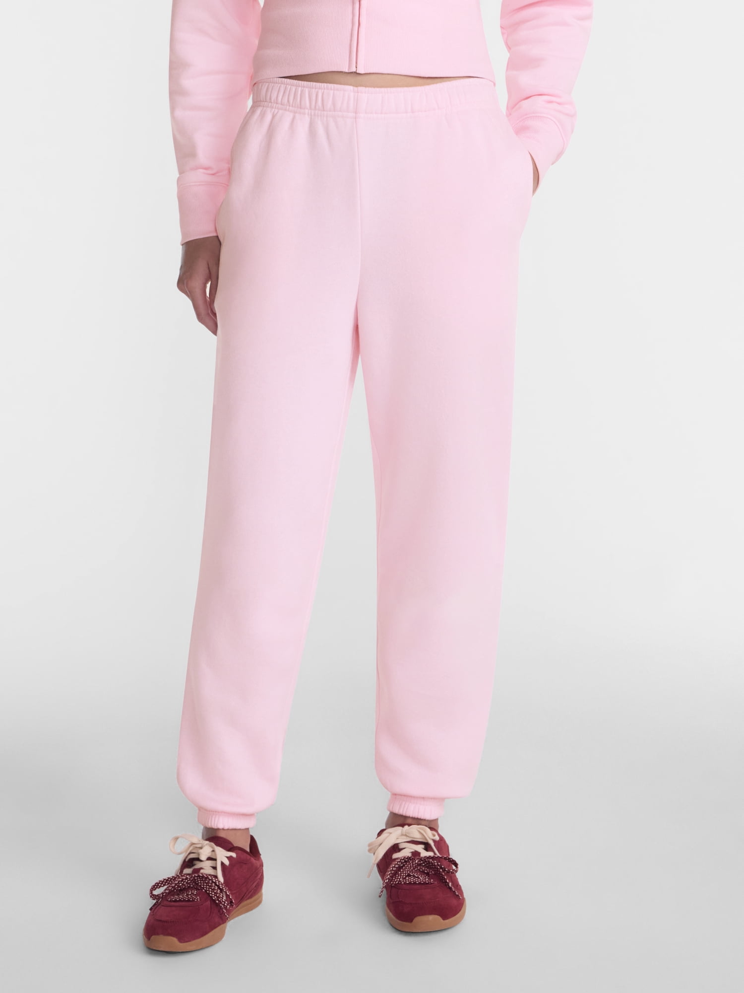 No Boundaries Fleece Joggers, 26.5", 28.5'', 30.5" Inseams, Women's & Women's Plus XXS-4X