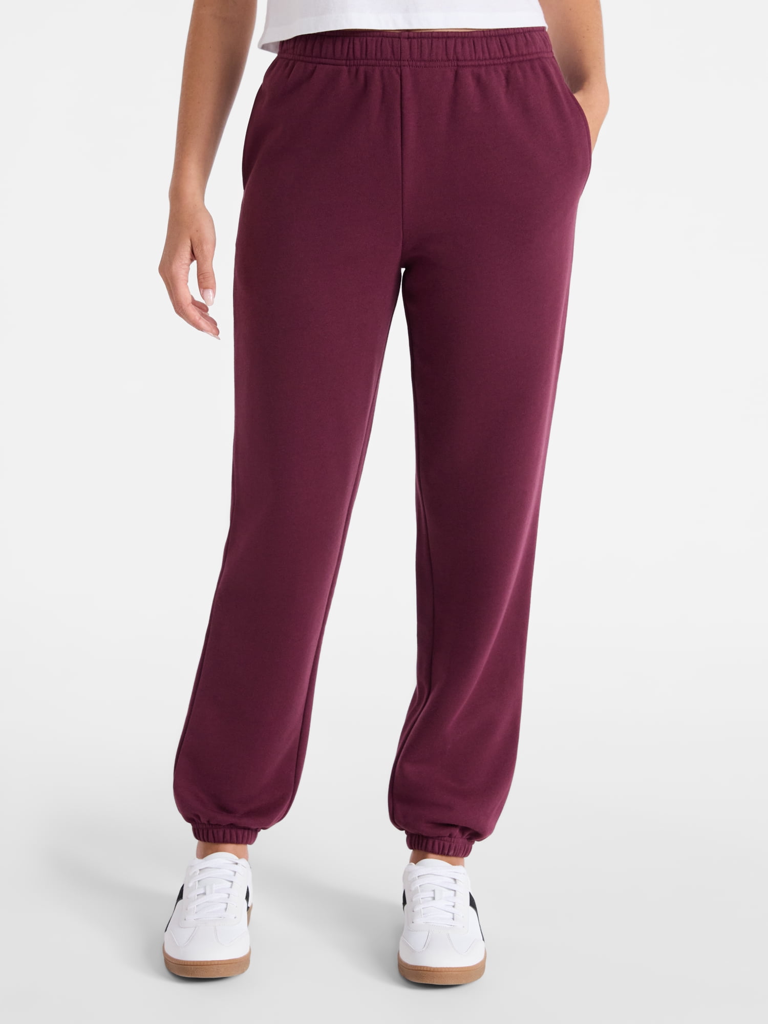 No Boundaries Soft Fleece Joggers, 29'' Inseam, Women's XXS-4X