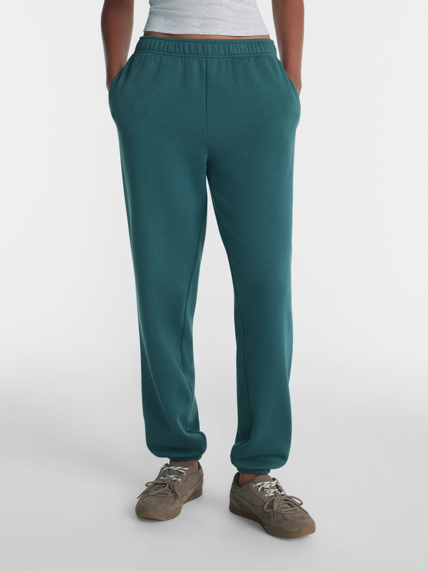 No Boundaries Fleece Joggers, 26.5", 28.5'', 30.5" Inseams, Women's & Women's Plus XXS-4X
