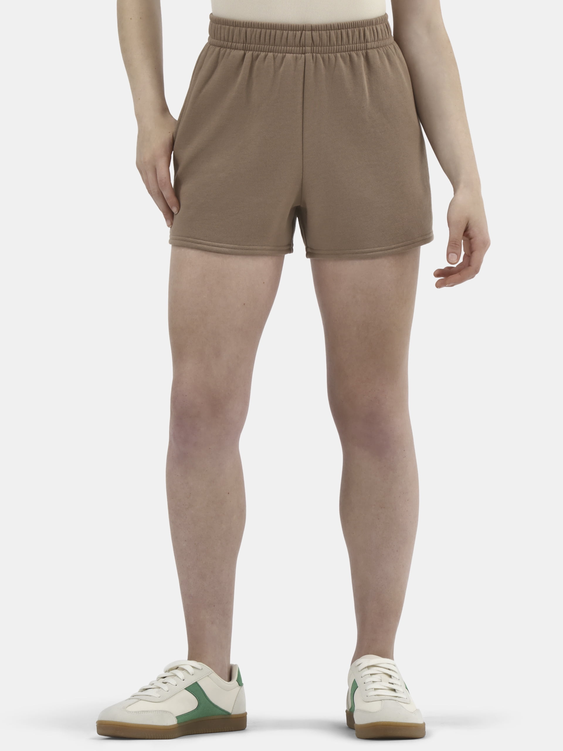 No Boundaries Soft Fleece Shorts, 1 or 2-Pack, Women’s