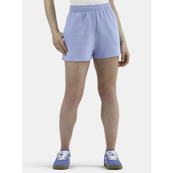 No Boundaries Soft Fleece Shorts, 1 or 2-Pack, Women’s