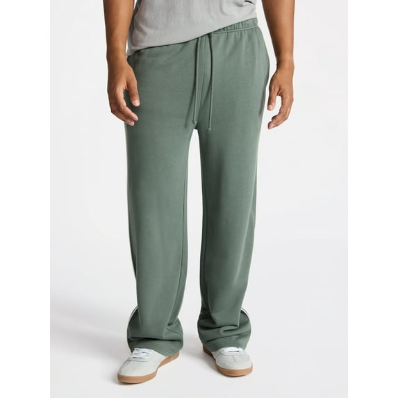 No Boundaries Piped Fleece Jogger Pants, Men's & Big Men's