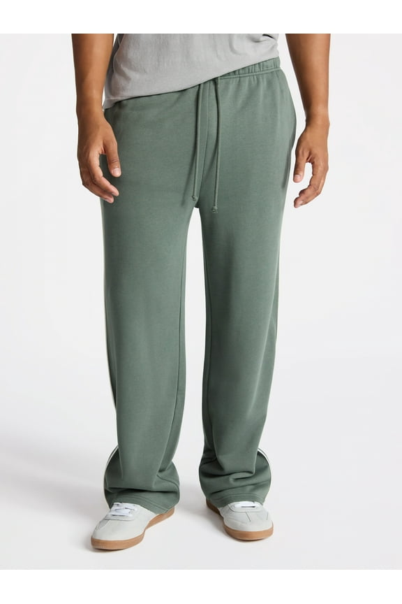 Piped Fleece Jogger Pants, Men's & Big Men's