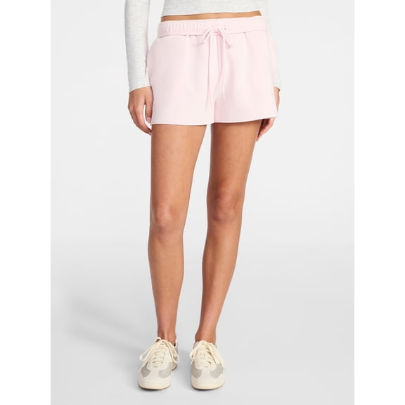 No Boundaries Fleece Foldover Shorts, 2'' Inseam, Women’s XXS-XXL