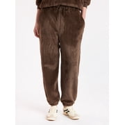 No Boundaries Faux Fur Pants, 29'' Inseam, Women's