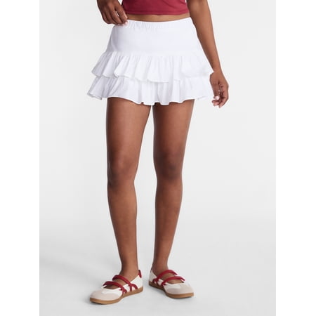 No Boundaries Game Day Woven Skirt, Women's XXS-XXL