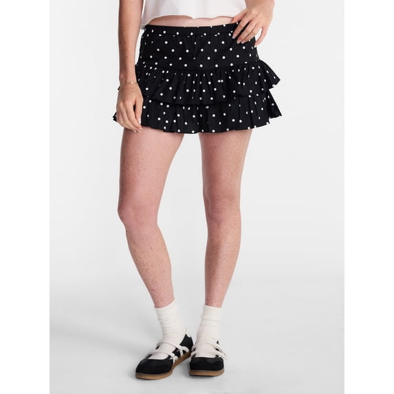 No Boundaries Game Day Woven Skirt, Women's XXS-XXL