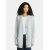 No Boundaries Button-Front Grandpa Cardigan, Women