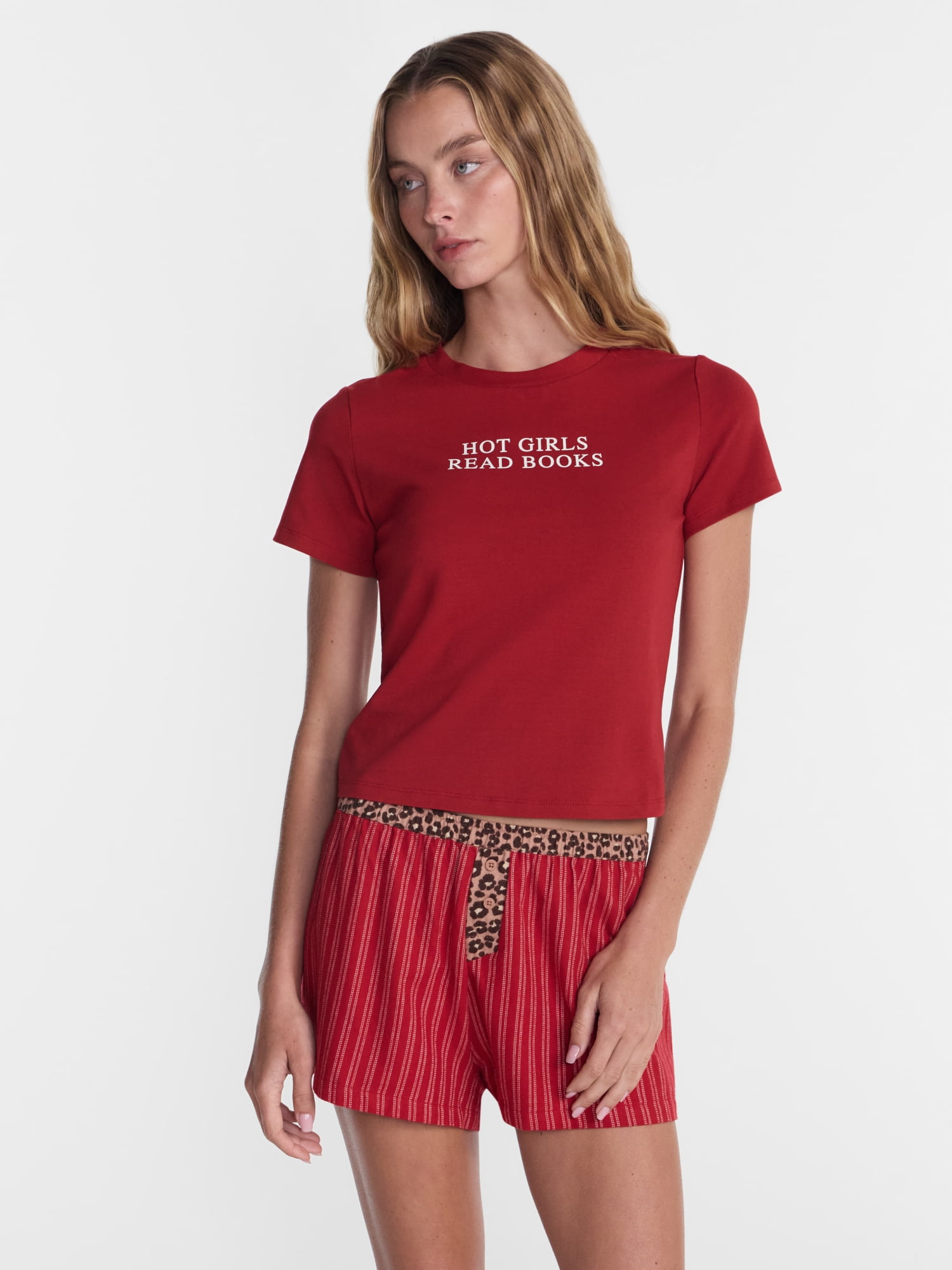 No Boundaries Graphic Baby Sleep Tee, Women's XS-XXL