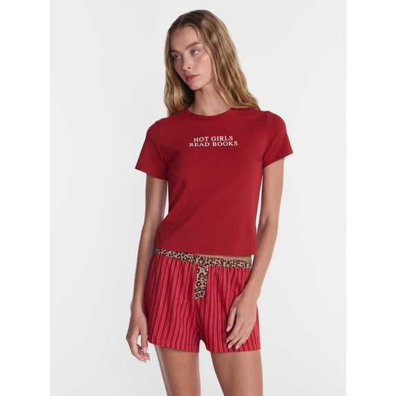 No Boundaries Graphic Baby Sleep Tee, Women's XS-XXL