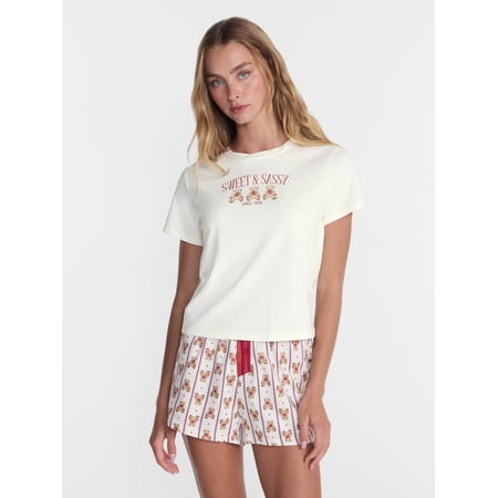 No Boundaries Graphic Baby Sleep Tee, Women's XS-XXL