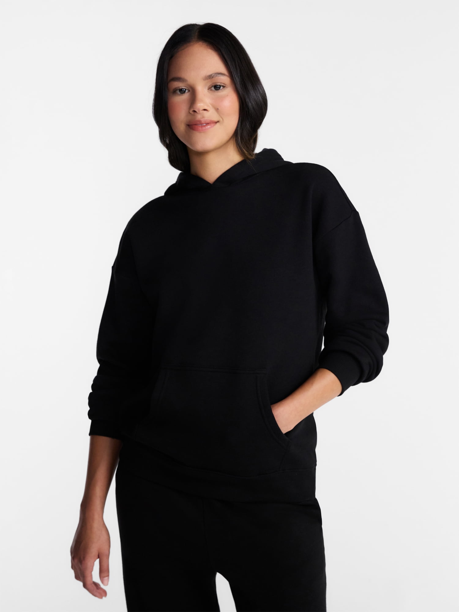 No Boundaries Graphic Fleece Hoodie, Women's XXS-XXL