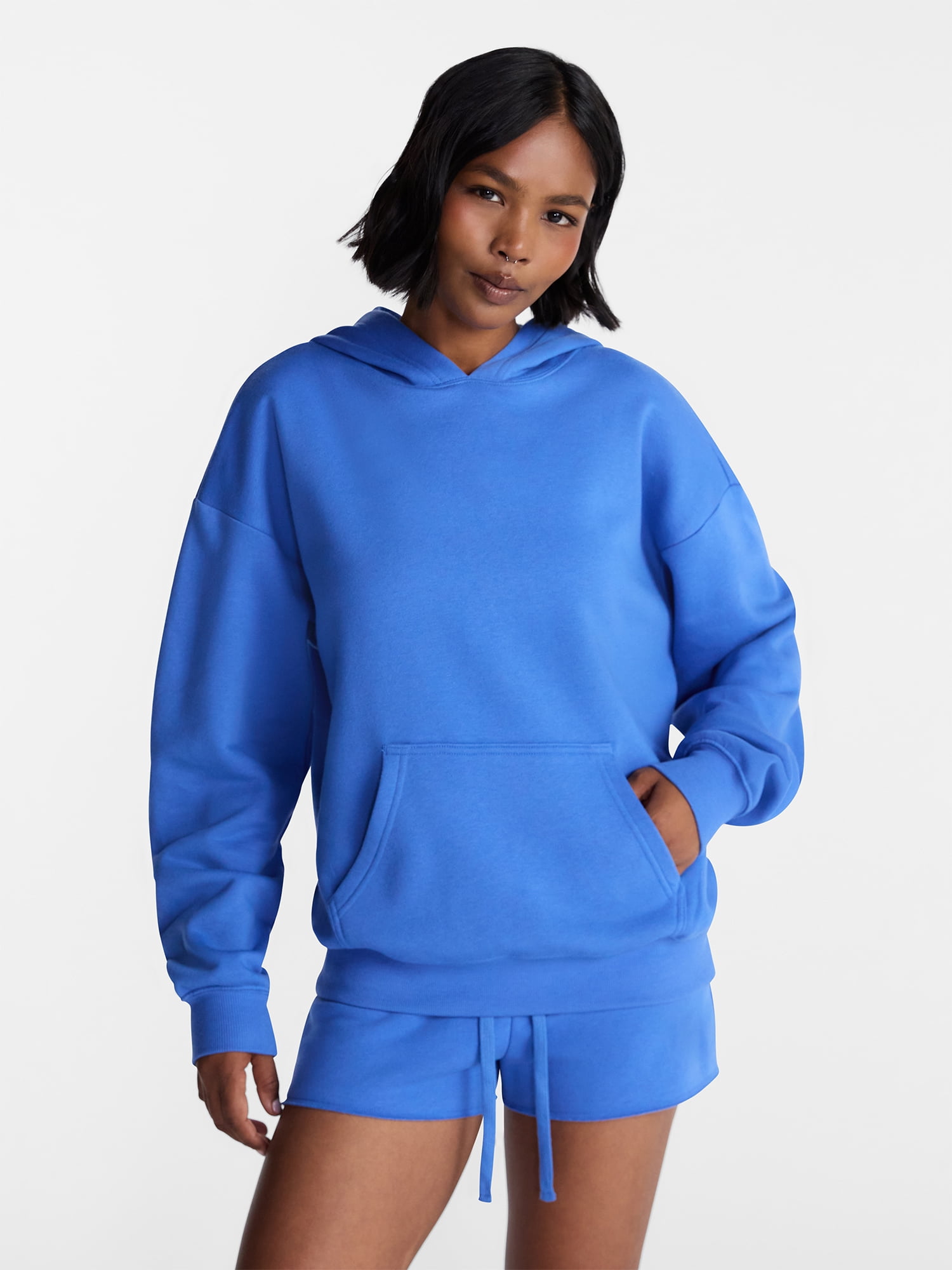 No Boundaries Graphic Fleece Hoodie, Women's XXS-XXL