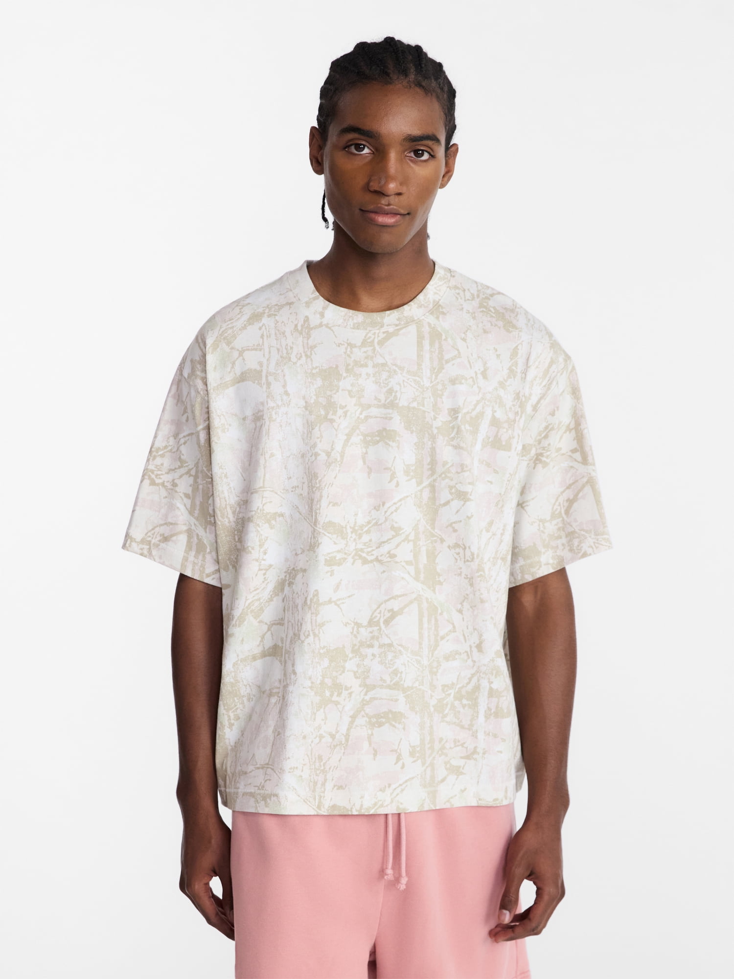 No Boundaries Heavyweight Tee with Short Sleeves, Men's XS-4XLT