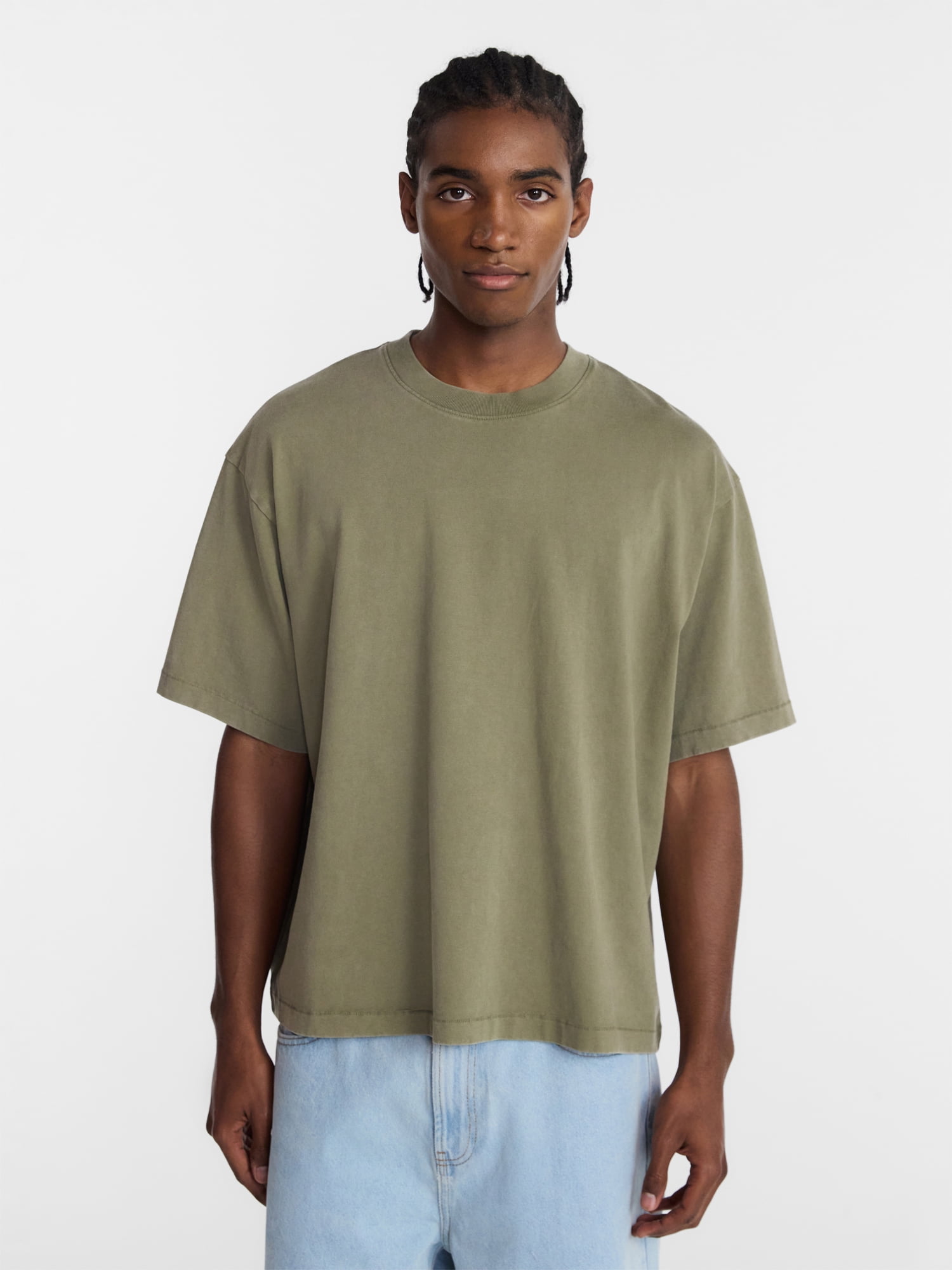 No Boundaries Heavyweight Tee with Short Sleeves, Men's XS-4XLT