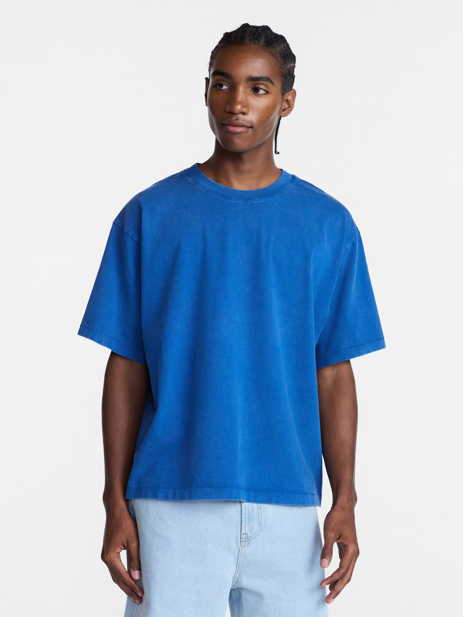 No Boundaries Heavyweight Tee with Short Sleeves, Men's XS-4XLT