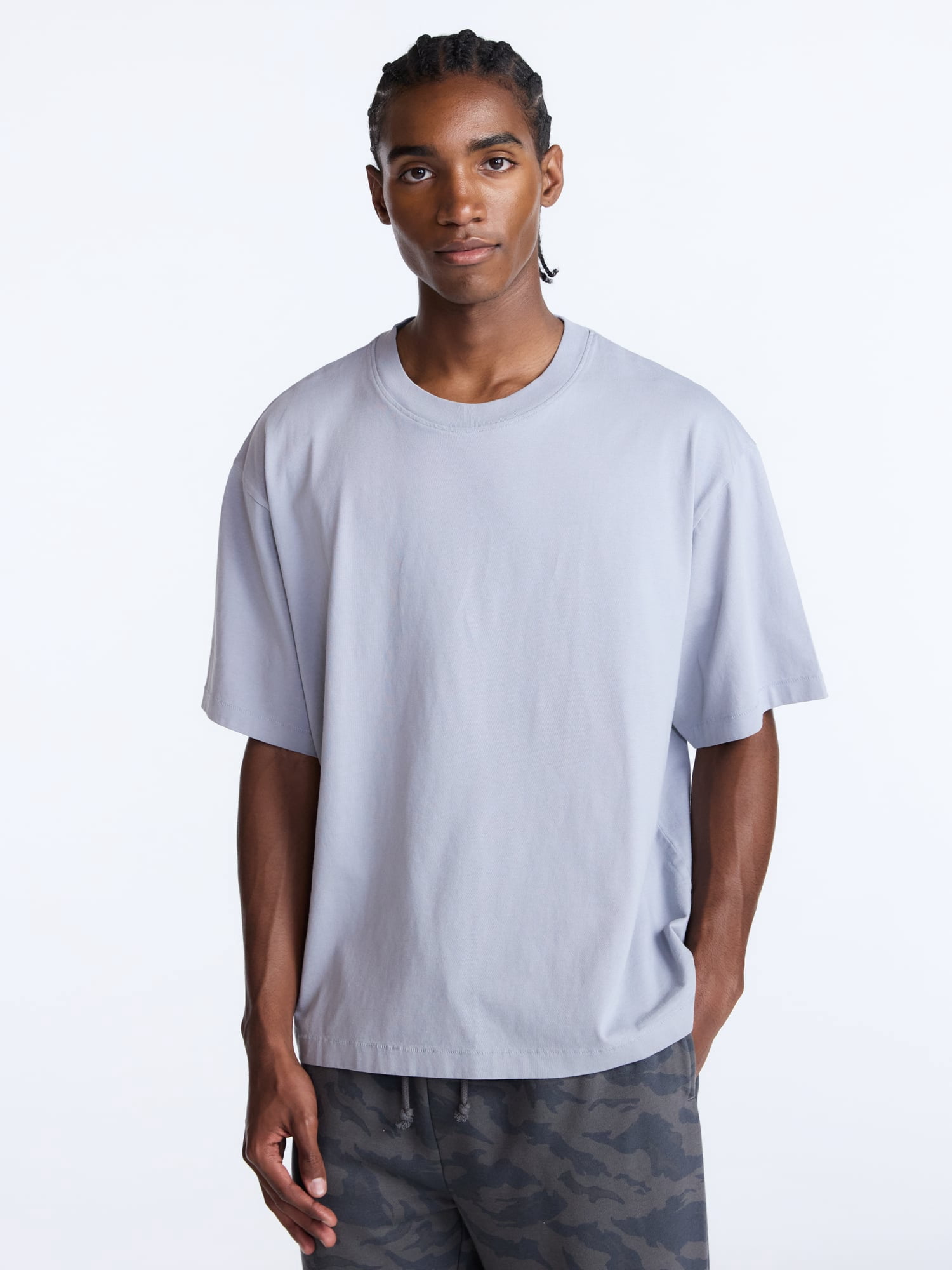 No Boundaries Heavyweight Tee with Short Sleeves, Men's XS-4XLT