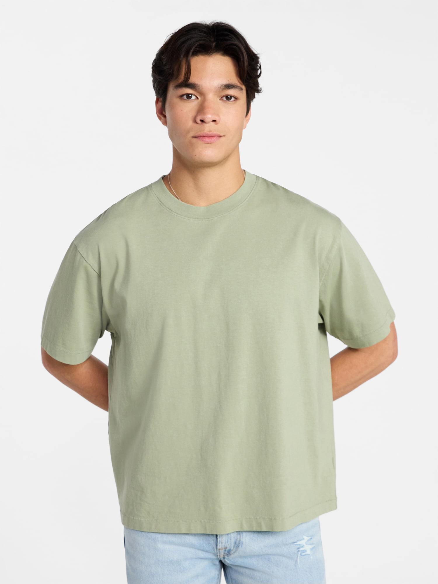 No Boundaries Heavyweight Tee with Short Sleeves, Men's XS-4XLT