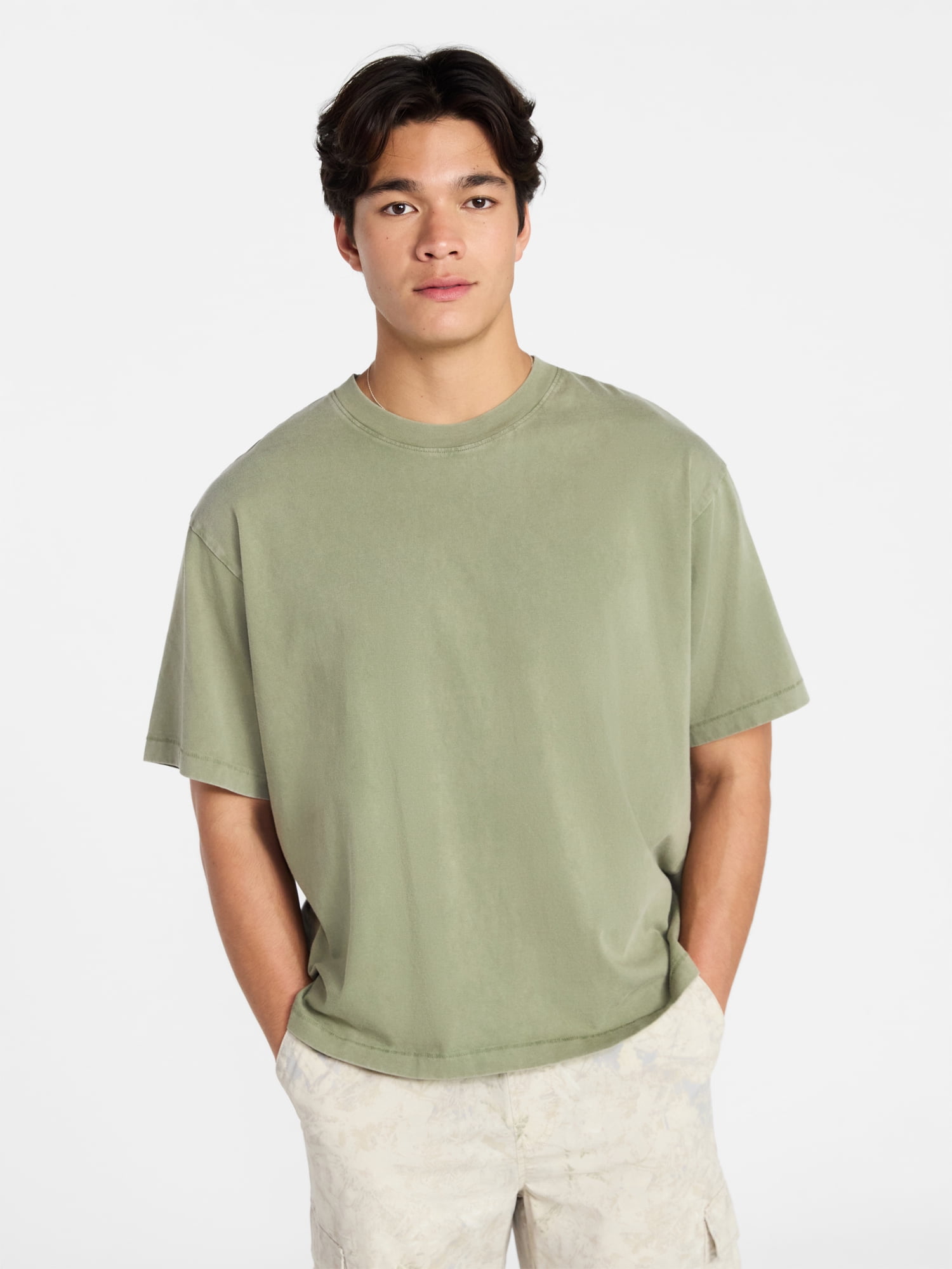 No Boundaries Heavyweight Tee with Short Sleeves, Men's XS-4XLT