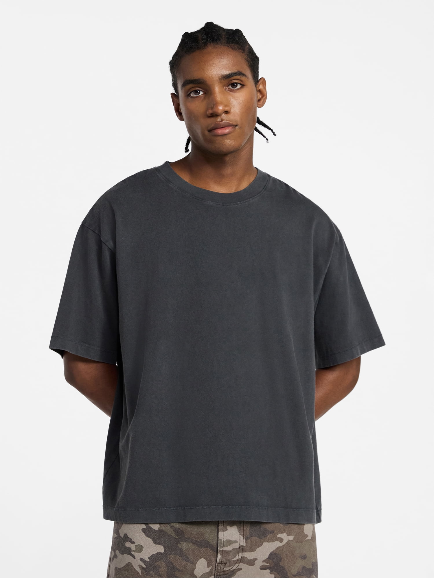 No Boundaries Heavyweight Tee with Short Sleeves, Men's XS-4XLT