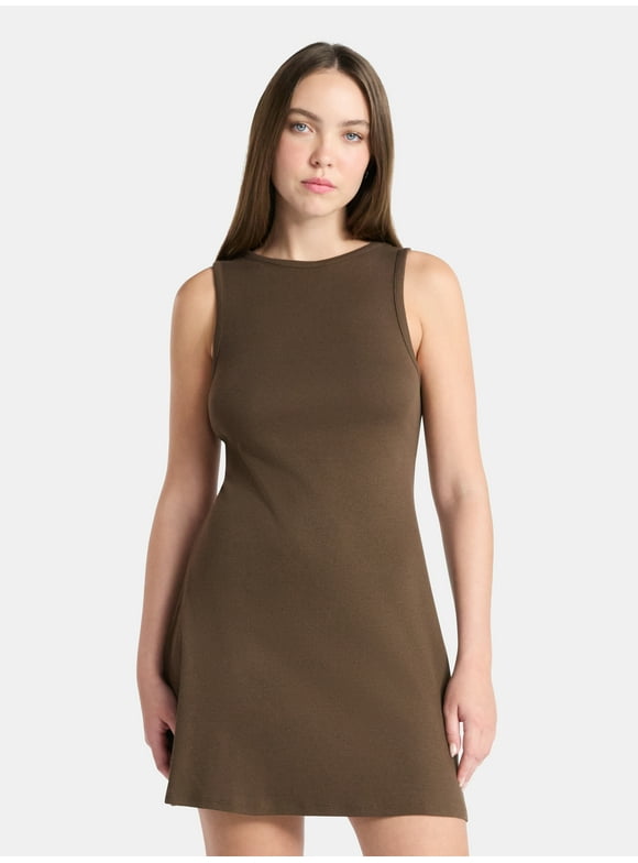 High Neck Dress, Women's