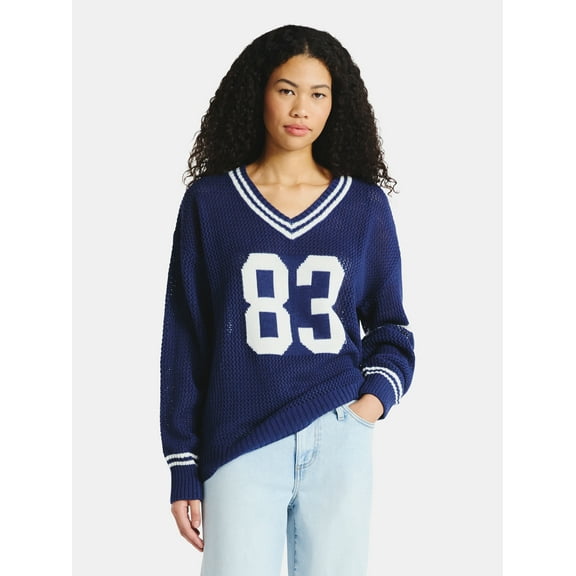 No Boundaries Jacquard Pullover, Women’s