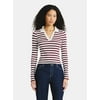 No Boundaries Johnny Collar Tee with Long Sleeves,